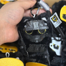 (Style 9)Delta Force Ghroth Cat Plush Keychain With Soft Material For Car And Decor Bag
