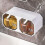 Wandmontierte Gewürzbox mit Deckel und Löffel 9