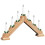 VidaXL vidaXL Christmas Candle Bridge 3 pcs 7 LEDs Warm White 6