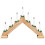VidaXL vidaXL Christmas Candle Bridge 3 pcs 7 LEDs Warm White 7