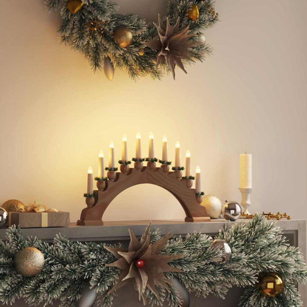 B&Q -  Christmas Candle Arch With 10 Led Candles Leds Warm White - Image 2