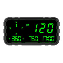 GPS Speedometer MPH & Odometer, GPS Compass - Plug & , 5.5" LCD, Riding & Mileage, HUD for Bicycle Motorcycle