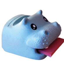 Note Holder,Sticky Holder and Dispenser with Stencil Set,Hippo-Campus Desk Organizer A