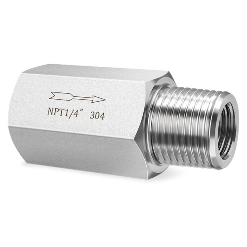 304 Stainless Steel in- Siamese Check Valve 1/4