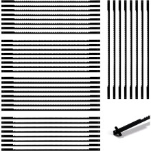 40 Stück Dekupiersägeblätter, 127 mm, mit Stift, 10/15/18/20/24 Zähne, für Dekupiersägen