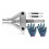 Pipe Extractor Tool Broken Thread Puller Hex Shank Power Drill for PPR PVC Plastic DN20/25/32 1/2″ 3/4″ 1″ 1