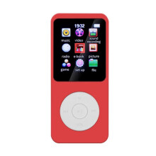 Reproductor MP3 Portátil con , Reproductor de Música Sin Pérdidas, Pantalla LCD de 1,8 Pulgadas, Libros Electrónicos, Imágenes, Radio FM,