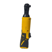 12V Multifunctionele Elektrische Ratelsleutel, Ratelschroevendraaier, Elektrisch Gereedschap, Haakse Sleutel van 90 Graden, Geel