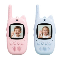 Voice Changer Kids Video Walkie Talkies, Real Video,Rechargeable Video Intercom Toy for Boys & Girls