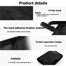 Pool Float Storage Net, Above Ground Pool Hanging Organizer , Swimming Fence Poolside Storage Mesh Package