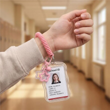 Fotokaarthouder met Oprolkoord - ID-Kaarthouder (Set van 3) - Geschikt voor ID-Kaarten, Foto'S van Idolen, OV-Kaarten