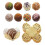 50Pcs Chocolate Paper Candy Cups, Cupcake Liners for Truffles, Small Flared Baking Cups 1