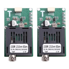 2 Módulos Transmisores Ópticos TTL de 60 con Puerto de Fibra Óptica CRSF/UART/SUBS, Módulo TX de Equipo Terminal Óptico FC