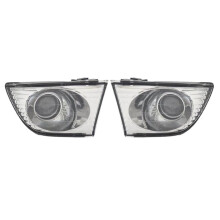 1Pair Car Front Bumper Fog Light for IS200 Altezza RS200 1998-2005 Front Fog Lamp Light Without Bulbs