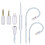 Hi-Fi Earphone Upgrade Cable 0.78 with Microphone and Interchangeable 3.5+4.4+Type-C Plugs 1