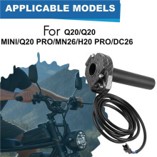 Voor Gashendel voor Ridstar Q20, Volledig Draaibare Gashendel met Ontstekingsschakelaar voor Ridstar Q20 Pro/H20/H26 Elektrische Crossmotor