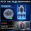 Car Air Freshener Diffuser with Starry Sky Projection, 50ml/1.8OZ Perfume Car Diffuser, 3 Modes, Ocean 7