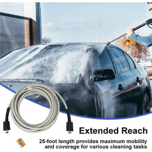 32.8 FT Pressure Washer Hose, 1/4-Inch Quick Connect, Replacement for Greenworks 5200402, to 2000 PSI