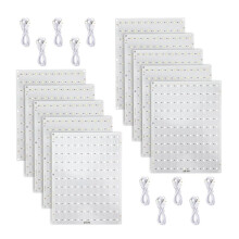 10 Pcs Lithophane Led Backlight Board Kit for Camping, Festive Decorations, Nightlights, Wall Art