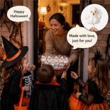Halloween Cake -Form mit Geistermotiv für Fondant-Schokoladenlollis - Backzubehör für Partys