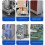 4pack Castors Wheels Gd-40f Small Workbench Leveling Castor Adjustment Support Universal Wheels for Snapmaker U1 6