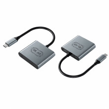2Pcs AR Glasses Docking Hub USB C Type-C to AR Glasses Charging Adapter PD100W Fast Charge for AR Glasses
