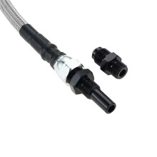 6AN 70" Transmissiekoelerslangenset met Scheidingsklemmen voor voor Chevy TR6060 C5 C6 AOD 4L80E TH350 TH400 4L60E