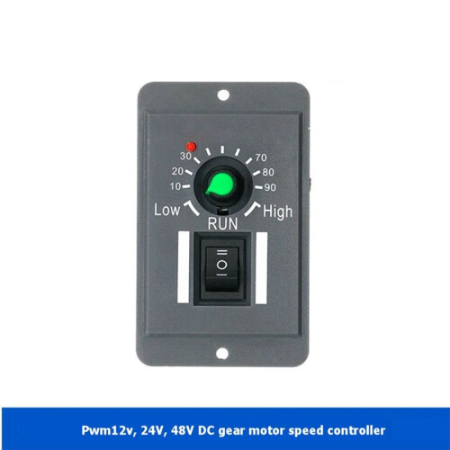 PWM  Motor Speed Controller 12V 24V 48V  Motor Speed Controller Manual Bidirectional Control Three Speed 1