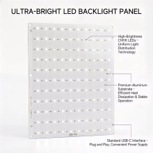 Kit de 10 Piezas de Placas Retroiluminadas LED con Litofanía para Camping, Decoraciones Festivas, Luces Nocturnas, Arte de Pared