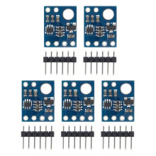 5 Stück VL53L0X ToF-Entfernungsmesser, Laser-Distanzsensor, I2C-Hochpräzisions-Entfernungsmessmodul