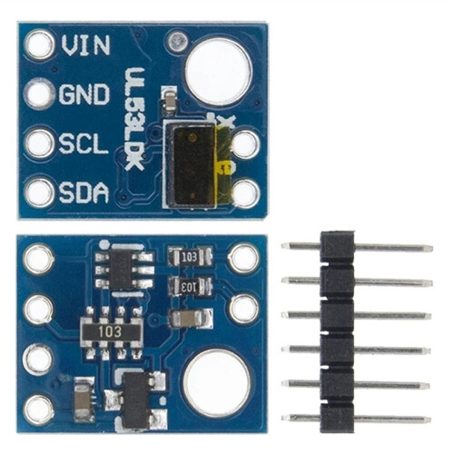 5PCS VL53L0X ToF Ranging Sensor Laser Distance Sensor I2C High Precision Ranging Module 1
