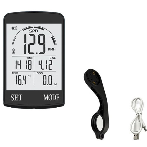 Wireless Bicycle Computer - Waterproof Speedometer and Odometer with Handlebar Mount, for Outdoor Cycling