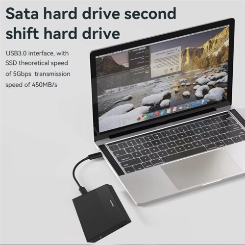 Blueendless Case per Hard Disk da 2,5 Pollici USB 3.0  Type-C, Custodia Esterna per Hard Disk per Laptop e PC 1