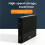 Blueendless Case per Hard Disk da 2,5 Pollici USB 3.0  Type-C, Custodia Esterna per Hard Disk per Laptop e PC 3