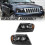 1Pair Front Bumper Headlight Lamp Semi-Assembly for  Grand Cherokee 1999-2004 Front HeadLamp Lighting 3