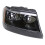 1Pair Front Bumper Headlight Lamp Semi-Assembly for  Grand Cherokee 1999-2004 Front HeadLamp Lighting 4