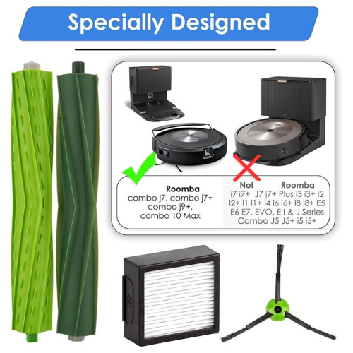 For   Combo J7/ Combo J7+/ Comboj9+/ Combo 10 Max Robot Vacuum,Cleaners Replacement Parts 2