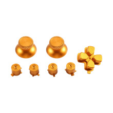 Ensemble de 7 Boutons en 1 pour PS5, Boutons ABXY et Croix Directionnelle avec Capuchons de Joystick, Accessoires de Remplacement pour Manette