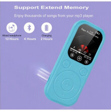 Leitor de MP3 - Porta Tipo-C com Carregamento Rápido, Versão 5.4, Leitor de Música com Cartão de Memória Expansível