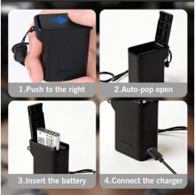 Battery Charging Case Testing Storage 3-in-1 Batteries Box for GR3/GR3 HDF/GR3X 0lympus SP-100EE TG Series