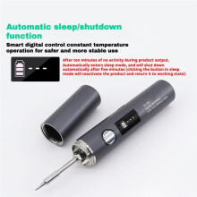 USB Soldering Iron with Adjustable Temp 260-420, 1400mAh Battery & Intelligent LED Display, DIY Welding & Repair Tool