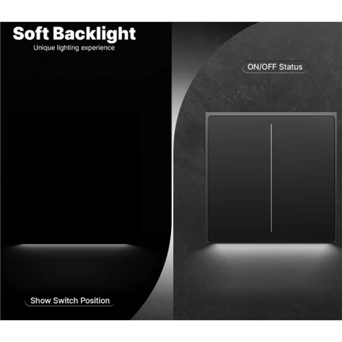 Touch for  with Neutral Light Scene 2in1 APP Remote Control with Alexa for  Home for Tuya APP Control 2