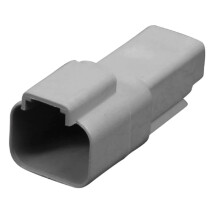 DT Series Waterproof Fixed Flange Connector 2 3 Pin Male Female Plug Socket for Truck Bus Automotive Wire 22-16AWG A