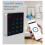 Tuya App  WiFi Access Control Keypad, Backlit Touch Standalone RFID EM Card Access Controller with Wiegand Reader 5