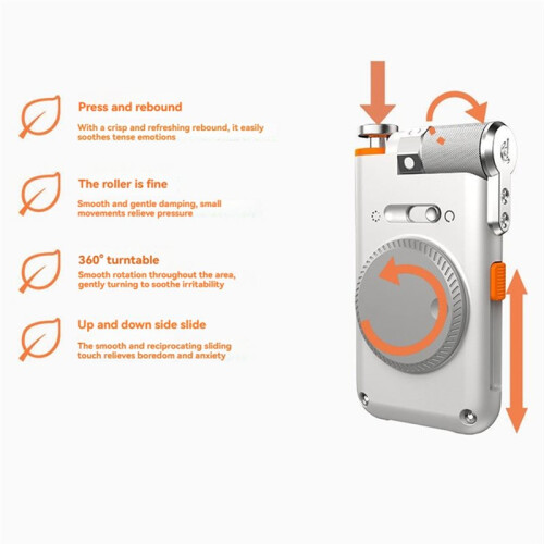 Remote Control Page Turner for Android/HarmonyOS/IOS Video Scroll Touch Click Shutter A 1