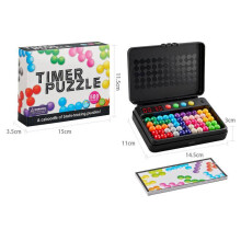 (Style 2)Kids Learning Puzzle With Plastic Pyramid For Logic Skills Development Sensory