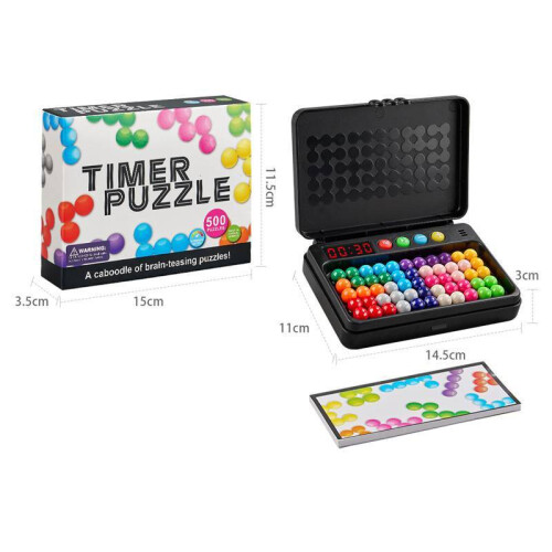 (Style 2)Kids Learning Puzzle With Plastic Pyramid For Logic Skills Development Sensory