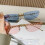 (Brown)Cat Eye Eyewear With Artificial Pearl Decoration And Metal Frame Casual For 2