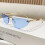 (Brown)Cat Eye Eyewear With Artificial Pearl Decoration And Metal Frame Casual For 6