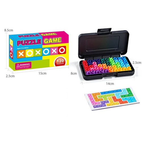 (Style 1)Kids Learning Puzzle With Plastic Pyramid For Logic Skills Development Sensory 1